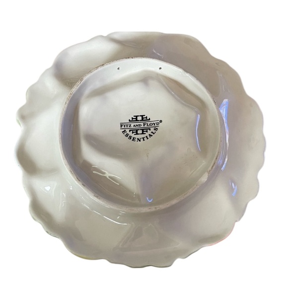 Fitz & Floyd Essentials Easter Egg Canape Collector Plate Easter Colors 7.5” - Picture 2 of 5